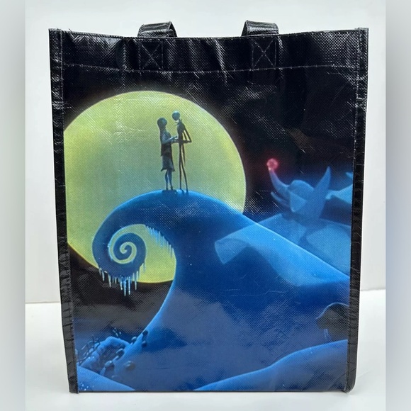 2 Disney Loungefly Hot Topic Totes Beauty & The Beast Nightmare Before Christmas - Picture 11 of 15